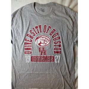 Houston Cougars Mens XL Grey Basketball Shirt